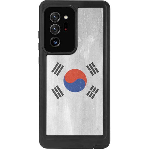 South Korean Flag Distressed Galaxy Note20 Ultra 5G Waterproof Case